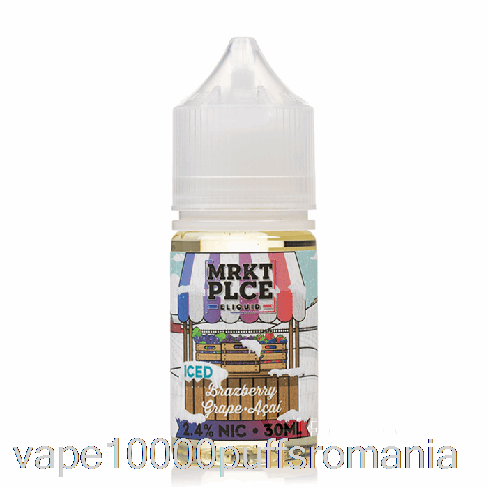 Vape Romania Ice Brazberry Grape Acai - Mrkt Sare - 30ml 48mg